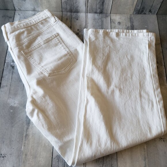 Universal Thread White High Rise Wide Leg Jean Pants - Size 10R - Picture 1 of 7
